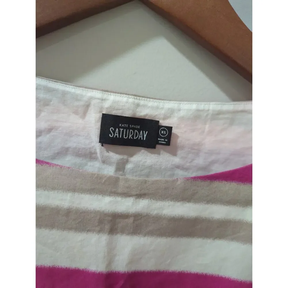 Kate Spade Saturday Front Tie Sleeveless Top